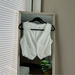 Princess Polly Silvanna Crop Top in White